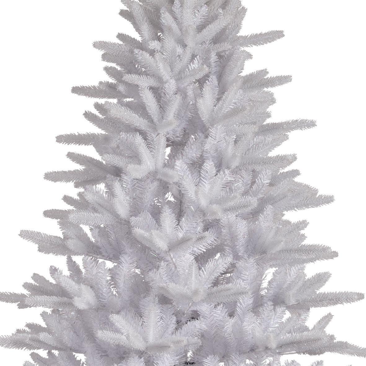 Novogodišnja jelka GardenCentar - bela sa gliterom - 210cm