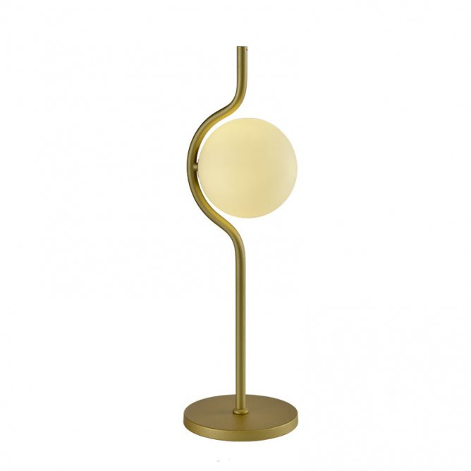 Stona lampa Vesta mesing-zlatna
