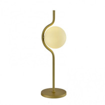 Stona lampa Vesta mesing-zlatna