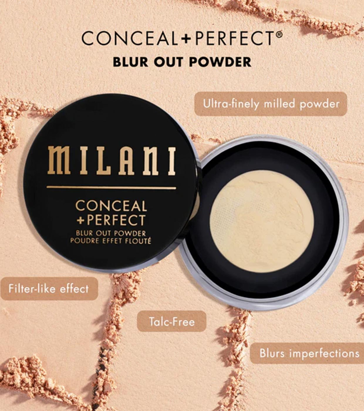 Milani conceal + perfect blur out puder za setovanje