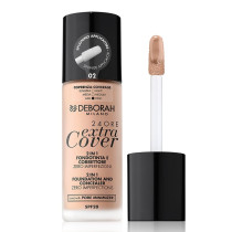 Deborah 24Ore Extra Cover tečni puder 02