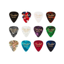 Fender Celluloid Medley Picks 351 Shape - 12 Pack Medium