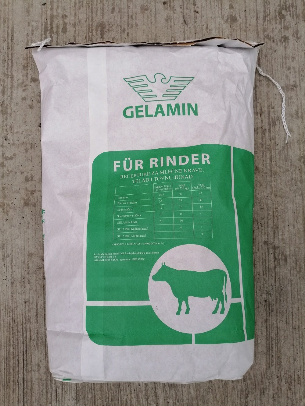 GELAMIN HML – hrana za mlečne krave