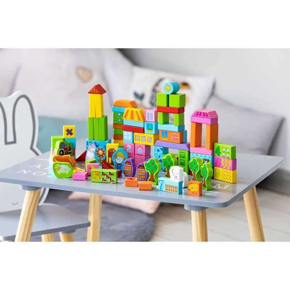 Eco Toys Edukativne Kocke- Farma