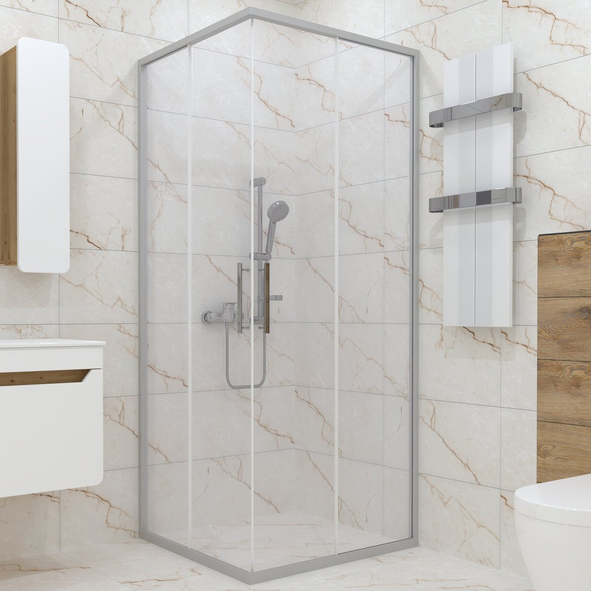 Tuš kabina Eco prozirna