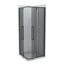 Tuš kabina COPEN ABSOLUT BLACK dark staklo 6mm sa pivot vratima