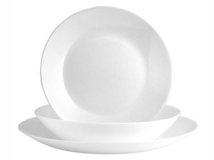 Bormioli beli tanjiri SET 18 komada