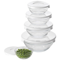 Plastične providne činije SET 4 komada