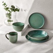 Luminarc zeleni tanjiri SET 18 komada