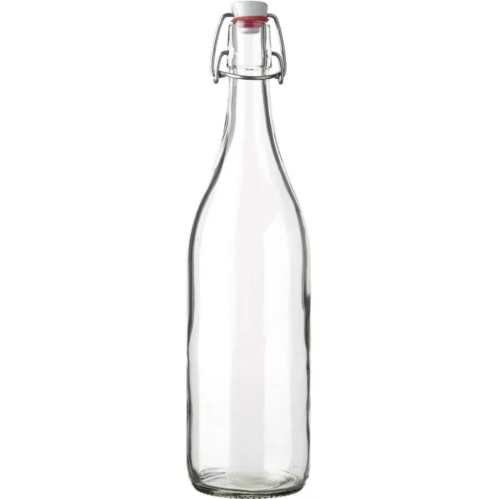 KORKEN flaša bistro staklo 15cm 1l