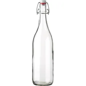 KORKEN flaša bistro staklo 15cm 1l
