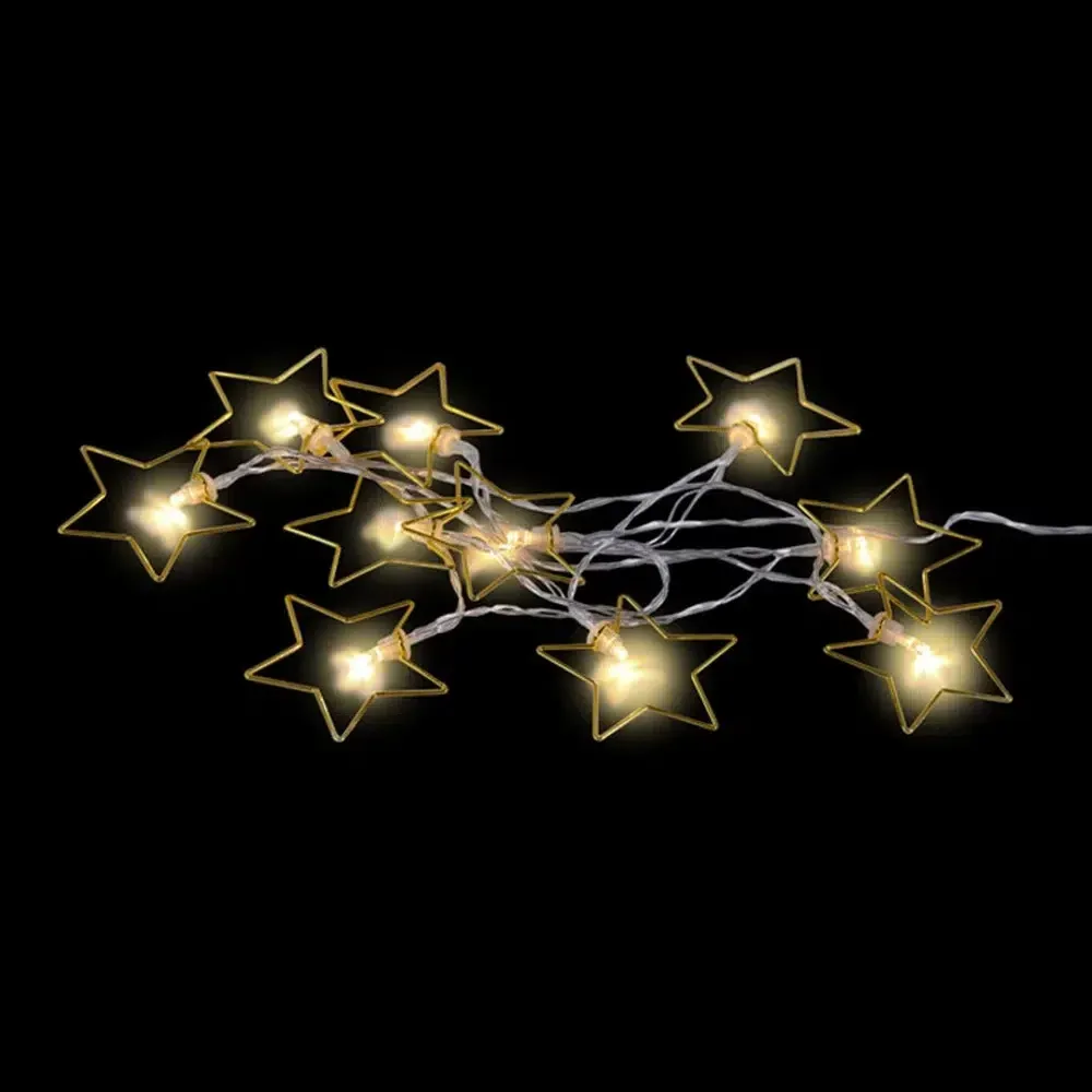 Lamput, novogodišnje lampice, 10LED, zvezda