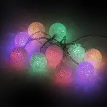 Lamput, novogodišnje lampice, 10LED, kuglice, u boji