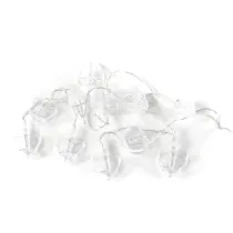 Photo lamput, lampice sa klipsom, 16LED, srce