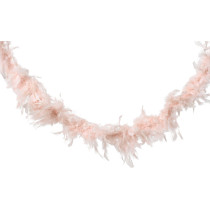 Girlanda Feathers 150cm roze