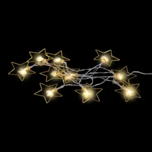 Lamput, novogodišnje lampice, 10LED, zvezda