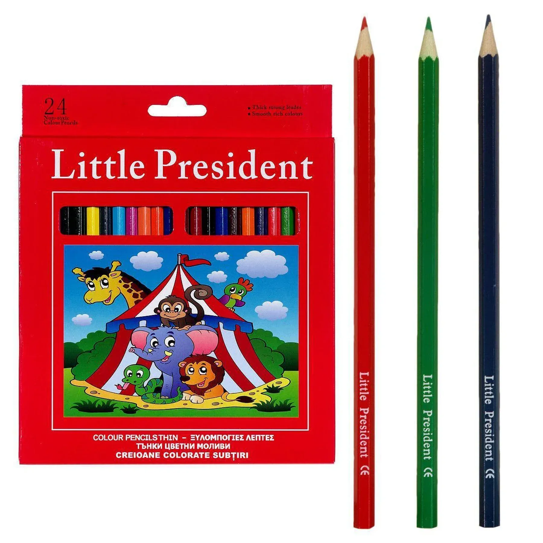 Drvene Bojice Little President (24 Komada)
