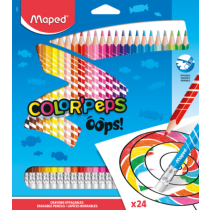 Maped Bojice drvene 24/1 sa gumicom OOPS