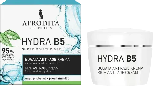 AFRODITA HYDRA B5 bogata anti-age krema za lice, 50 ml