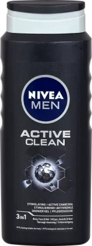 NIVEA ACTIVE CLEAN gel za tuširanje, 500 ml