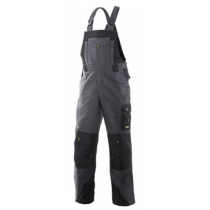 Sirius, radne pantalone sa tregerima , sivo-zelena
