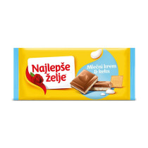Najlepše želje mlečni krem