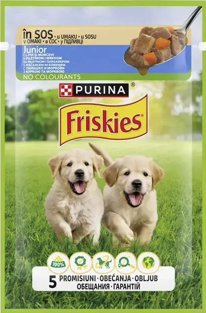 PURINA Friskies Dog Sos Junior Piletina i Šargarepa