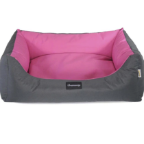 FABOTEX Krevet za pse i mačke Dreamway, Boston Sofa Sivo/Ciklama