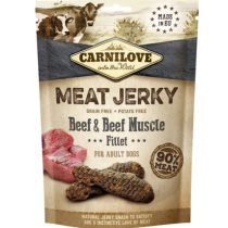 CARNILOVE Jerky Fillet, mesni fileti, govedina, bez žitarica, 100g