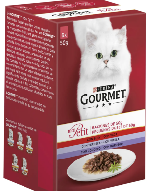 GOURMETMON PETIT sa govedinom i divljači, džigerica u sosu