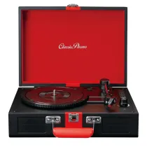 LENCO TT-110BKRD Classic Phono Gramofon