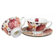  SET OD 2 ŠOLJE ZA KAFU ROSES WHITE