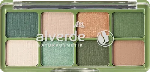 alverde Paleta senki za oči - 60 Emerald Dreams, 13 g