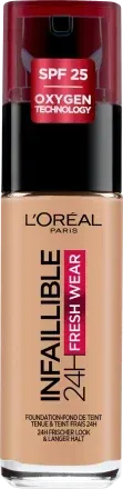 L'ORÉAL PARiS Infaillible 32H FRESH WEAR tečni puder – 200 Golden Sand, SPF 25, 30 ml