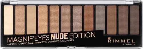 RIMMEL Magnif'Eyes paleta senki za oči – 001 Nude Edition, 13 g