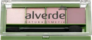 alverde  Quattro senka za oči - 50 Rose Garden, 4 g