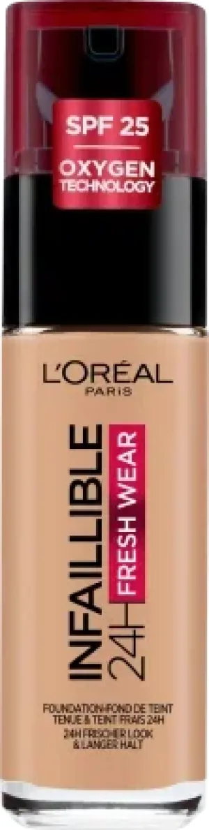 L'ORÉAL PARiS Infaillible 32H FRESH WEAR tečni puder – 200 Golden Sand, SPF 25, 30 ml