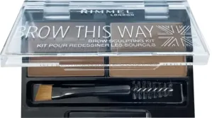 RIMMEL  Set za obrve- BROW THIS WAY 002, 1,5g