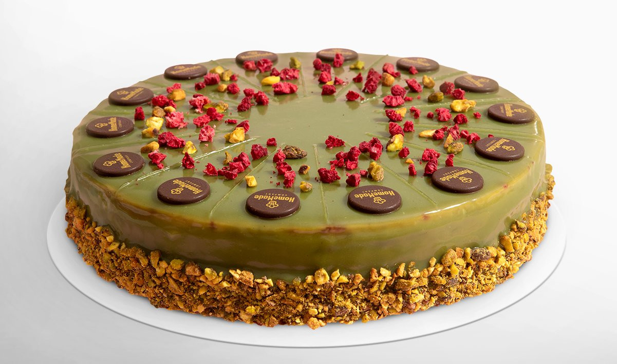 Torta pistac malina