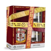 Viski Chivas Regal 40% + 2 čaše na poklon