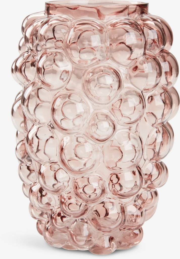 Vaza, roze, 24 cm