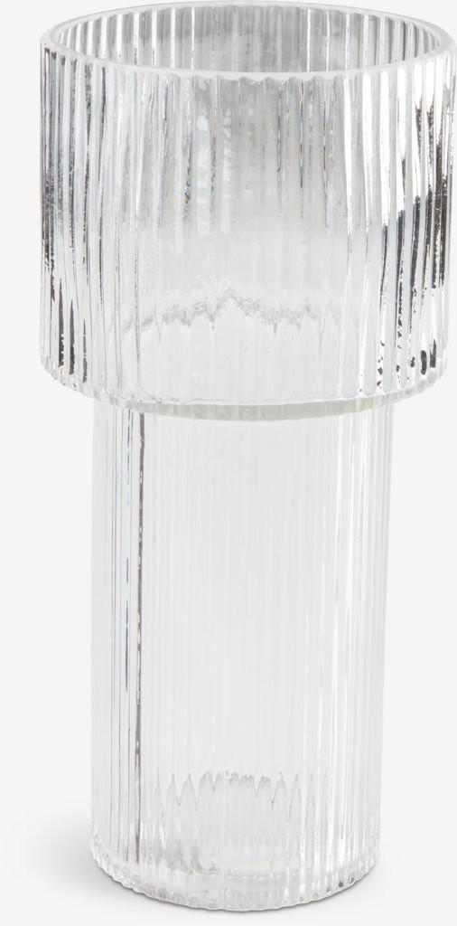 Vaza, bezbojna, 25 cm