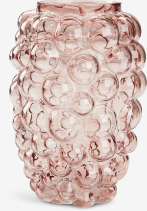Vaza, roze, 24 cm