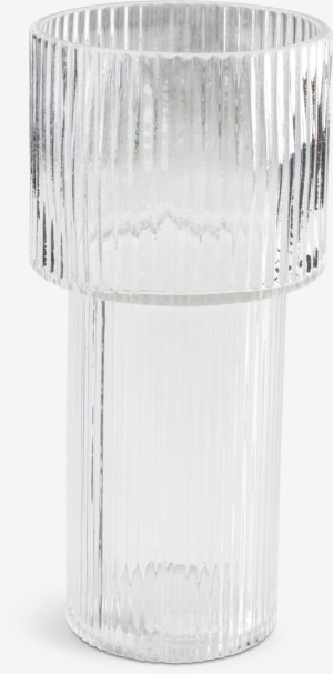 Vaza, bezbojna, 25 cm