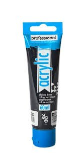 Professional Acrylic crna 60ml