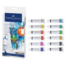 Faber-Castell acrylic 12x12ml