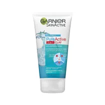 Garnier Skin Naturals Pure Active 3u1 - gel za čišćenje lica, 150 ml