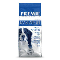 Premil MAXI ADULT – granule 15kg – hrana za normalno aktivne pse