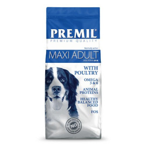 Premil MAXI ADULT – granule 15kg – hrana za normalno aktivne pse