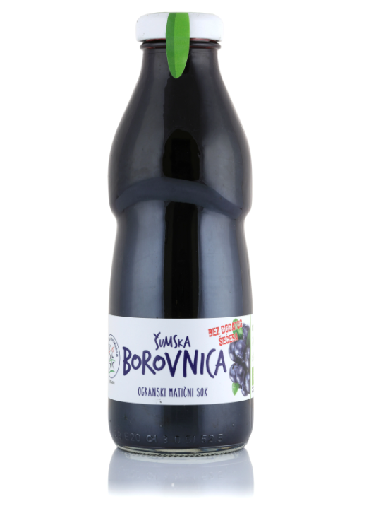 Nisha sok šumske borovnice, 500 ml 